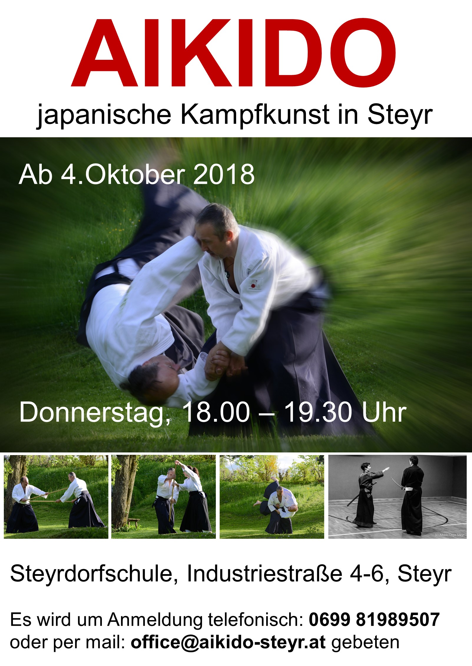 Anfängertraining Aikido Herbst 2018